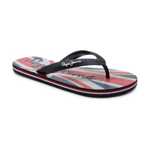 Pepe Jeans London Japonki HAWI FLAG M ze sklepu Gomez Fashion Store w kategorii Klapki męskie - zdjęcie 184304137