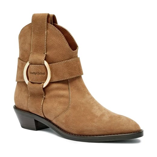 See By Chloé Skórzane kowbojki ze sklepu Gomez Fashion Store w kategorii Botki - zdjęcie 184304156