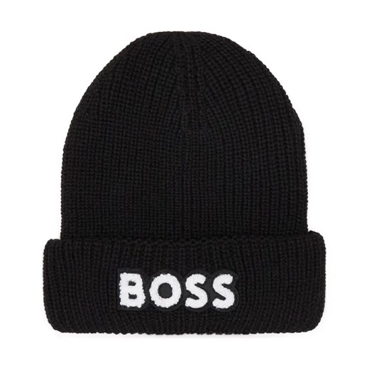 BOSS Kidswear Czapka | z dodatkiem wełny ze sklepu Gomez Fashion Store w kategorii Czapki dziecięce - zdjęcie 184304179