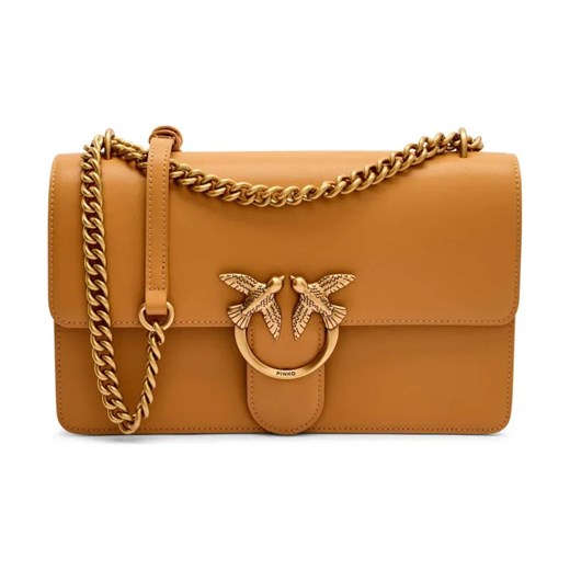Pinko Skórzana torebka na ramię LOVE ONE CLASSIC ze sklepu Gomez Fashion Store w kategorii Listonoszki - zdjęcie 184304228