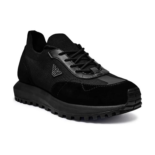 Emporio Armani Sneakersy | z dodatkiem skóry ze sklepu Gomez Fashion Store w kategorii Buty sportowe męskie - zdjęcie 184304236
