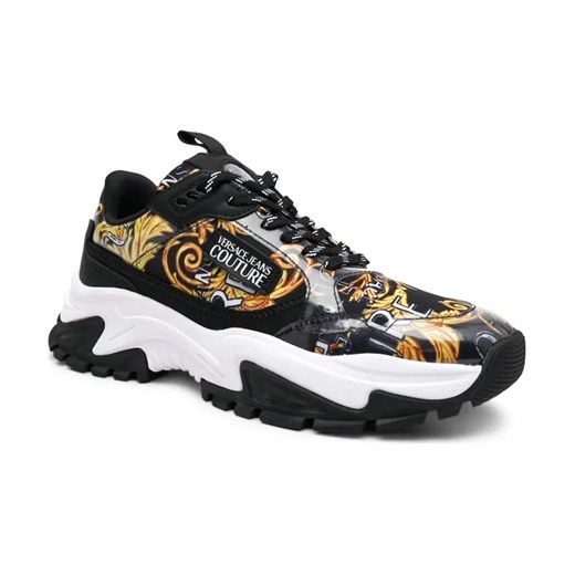 Versace Jeans Couture Sneakersy | z dodatkiem skóry ze sklepu Gomez Fashion Store w kategorii Buty sportowe damskie - zdjęcie 184304306
