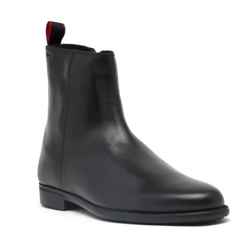 HUGO Skórzane sztyblety Kyron ze sklepu Gomez Fashion Store w kategorii Buty zimowe męskie - zdjęcie 184304307
