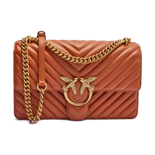 Pinko Skórzana torebka na ramię LOVE ONE CLASSIC ze sklepu Gomez Fashion Store w kategorii Listonoszki - zdjęcie 184304319