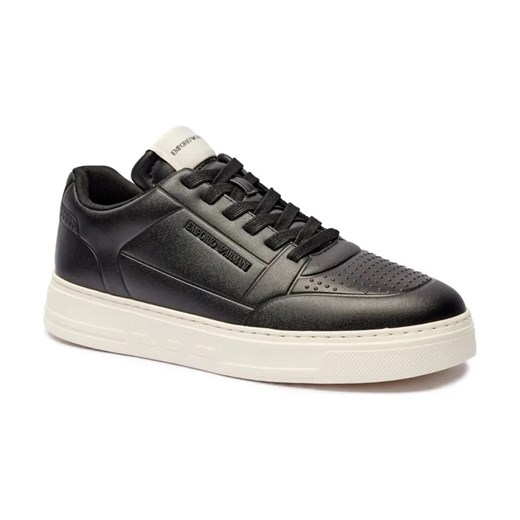 Emporio Armani Skórzane sneakersy ze sklepu Gomez Fashion Store w kategorii Buty sportowe męskie - zdjęcie 184304366