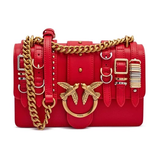 Pinko Skórzana torebka na ramię LOVE ONE MINI ze sklepu Gomez Fashion Store w kategorii Listonoszki - zdjęcie 184304377