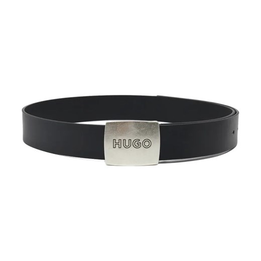 HUGO Skórzany pasek Gro-HUGO_Sz35 ze sklepu Gomez Fashion Store w kategorii Paski męskie - zdjęcie 184304399
