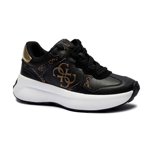 Guess Sneakersy LUCKEI | z dodatkiem skóry ze sklepu Gomez Fashion Store w kategorii Buty sportowe damskie - zdjęcie 184304425