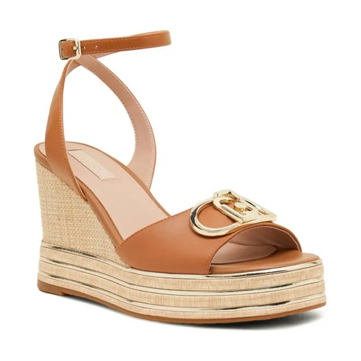 Liu Jo Skórzane koturny KAREN 01 ze sklepu Gomez Fashion Store w kategorii Espadryle damskie - zdjęcie 184304427