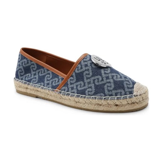Liu Jo Espadryle VERA 05 - DENIM | z dodatkiem skóry ze sklepu Gomez Fashion Store w kategorii Espadryle damskie - zdjęcie 184304446