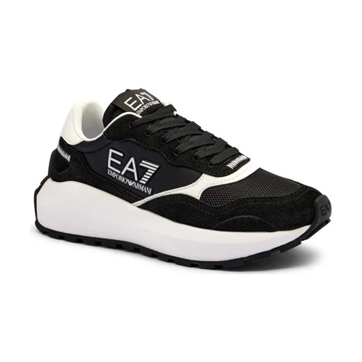 EA7 Sneakersy | z dodatkiem skóry ze sklepu Gomez Fashion Store w kategorii Buty sportowe damskie - zdjęcie 184304447