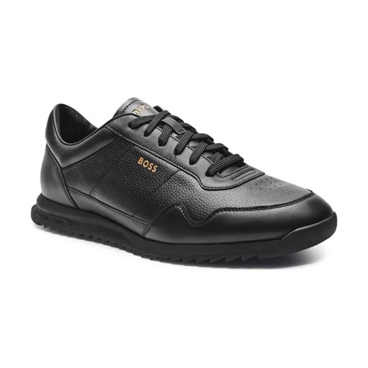 BOSS BLACK Skórzane sneakersy Zayn_Lowp_lttb ze sklepu Gomez Fashion Store w kategorii Buty sportowe męskie - zdjęcie 184304456