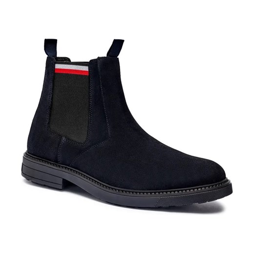 Tommy Hilfiger Skórzane sztyblety CHELSEA ze sklepu Gomez Fashion Store w kategorii Buty zimowe męskie - zdjęcie 184304539