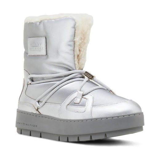 Tommy Hilfiger Ocieplane śniegowce | z dodatkiem skóry ze sklepu Gomez Fashion Store w kategorii Śniegowce damskie - zdjęcie 184304547