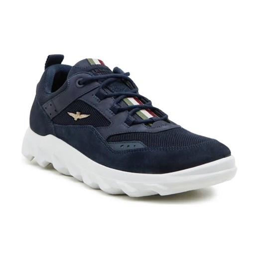 Aeronautica Militare Skórzane sneakersy ze sklepu Gomez Fashion Store w kategorii Buty sportowe męskie - zdjęcie 184304557