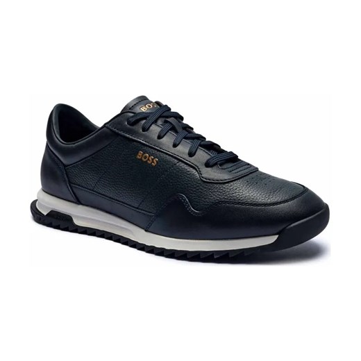 BOSS BLACK Skórzane sneakersy Zayn_Lowp_lttb ze sklepu Gomez Fashion Store w kategorii Buty sportowe męskie - zdjęcie 184304558
