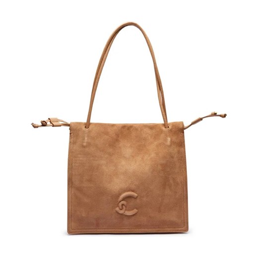 Coccinelle Skórzana torebka na ramię DULSE SUEDE ze sklepu Gomez Fashion Store w kategorii Listonoszki - zdjęcie 184304586