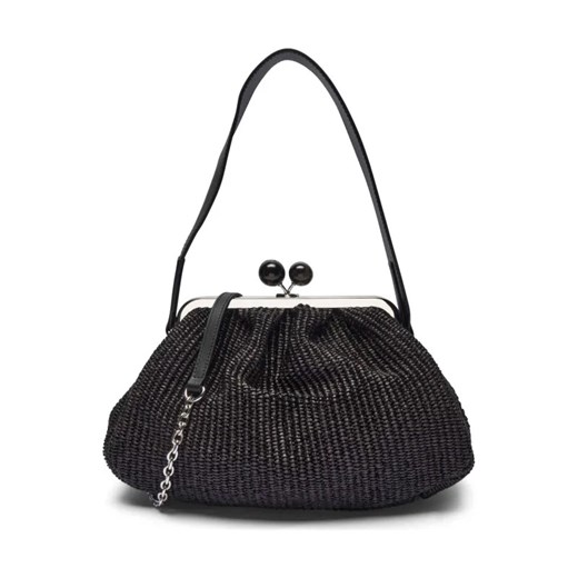 Weekend MaxMara Torebka na ramię FORTUNA | PASTICCINO | z dodatkiem skóry ze sklepu Gomez Fashion Store w kategorii Kopertówki - zdjęcie 184304606
