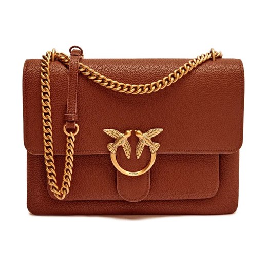 Pinko Skórzana torebka na ramię LOVE ONE SOFT BIG ze sklepu Gomez Fashion Store w kategorii Listonoszki - zdjęcie 184304665