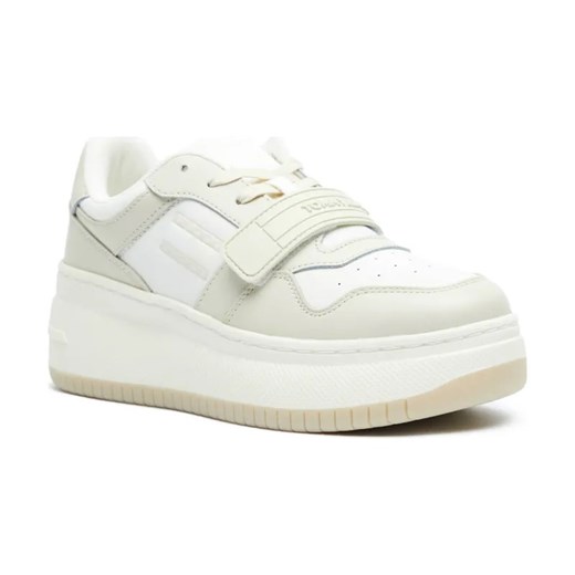 Tommy Jeans Sneakersy RETRO BASKET | z dodatkiem skóry ze sklepu Gomez Fashion Store w kategorii Buty sportowe damskie - zdjęcie 184304669