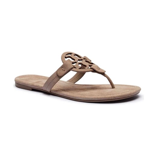 TORY BURCH Skórzane japonki MILLER ze sklepu Gomez Fashion Store w kategorii Klapki damskie - zdjęcie 184304687