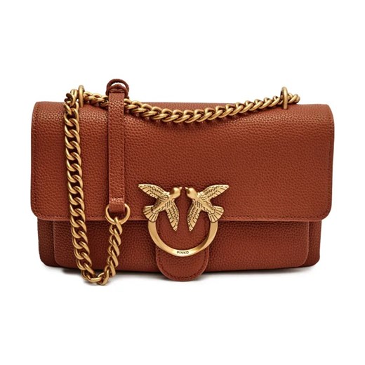 Pinko Skórzana torebka na ramię LOVE ONE SOFT MINI ze sklepu Gomez Fashion Store w kategorii Listonoszki - zdjęcie 184304697