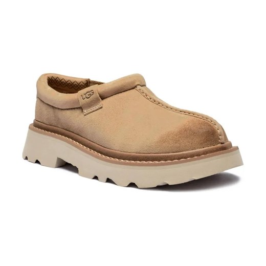 UGG Skórzane slip on Tasman Lug | z dodatkiem wełny ze sklepu Gomez Fashion Store w kategorii Kapcie męskie - zdjęcie 184304767