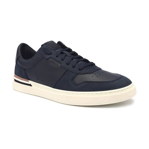 BOSS BLACK Skórzane sneakersy Clint_Tenn_nult ze sklepu Gomez Fashion Store w kategorii Buty sportowe męskie - zdjęcie 184304786