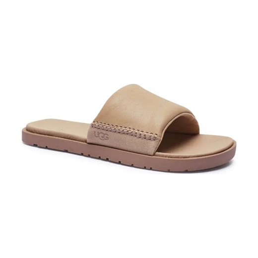 UGG Skórzane klapki M Seaside II ze sklepu Gomez Fashion Store w kategorii Klapki męskie - zdjęcie 184304866