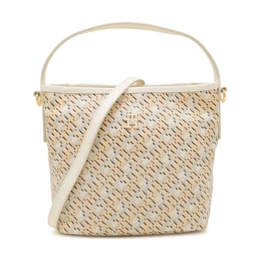 Tommy Hilfiger Torebka na ramię MONOPLAY | z dodatkiem skóry ze sklepu Gomez Fashion Store w kategorii Torby Shopper bag - zdjęcie 184304898