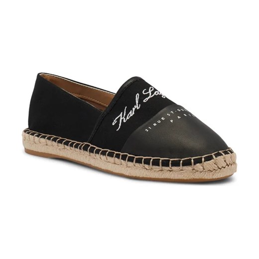 Karl Lagerfeld Espadryle KAMINI | z dodatkiem skóry ze sklepu Gomez Fashion Store w kategorii Espadryle damskie - zdjęcie 184304908
