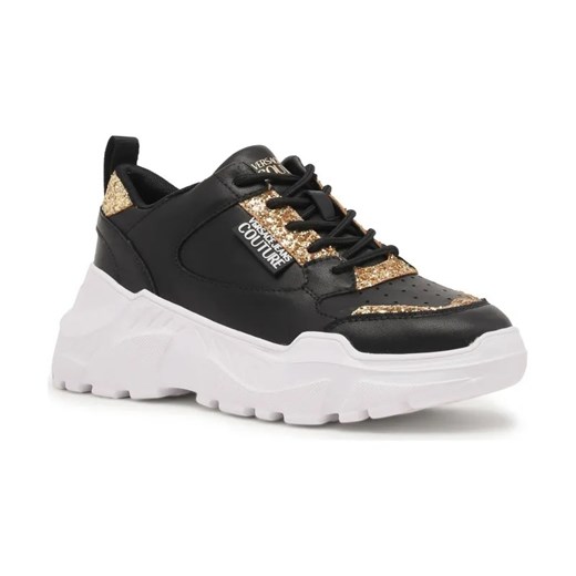Versace Jeans Couture Sneakersy | z dodatkiem skóry ze sklepu Gomez Fashion Store w kategorii Buty sportowe damskie - zdjęcie 184304928