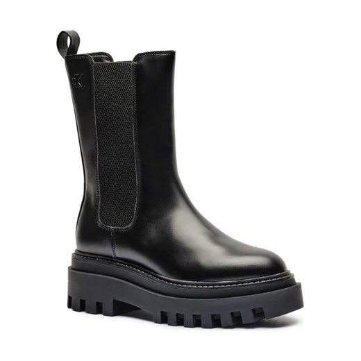 Calvin Klein Jeans Skórzane botki CHELSEA ze sklepu Gomez Fashion Store w kategorii Botki - zdjęcie 184304947