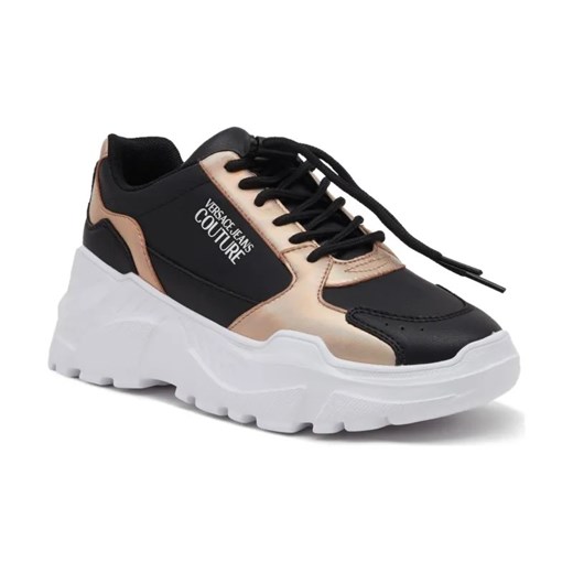 Versace Jeans Couture Skórzane sneakersy ze sklepu Gomez Fashion Store w kategorii Buty sportowe damskie - zdjęcie 184305009