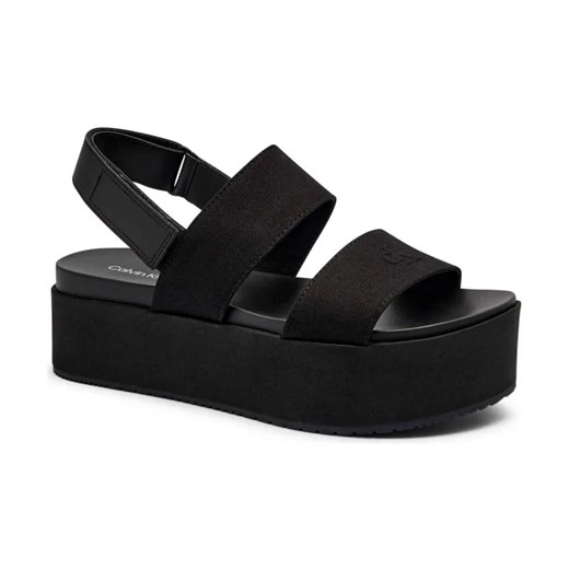 Calvin Klein Jeans Sandały | z dodatkiem skóry ze sklepu Gomez Fashion Store w kategorii Sandały damskie - zdjęcie 184305018