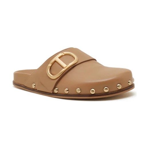 TWINSET Skórzane mule ze sklepu Gomez Fashion Store w kategorii Klapki damskie - zdjęcie 184305048