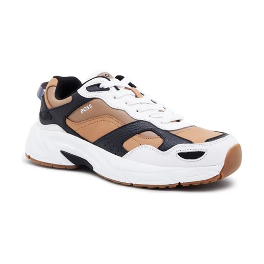 BOSS BLACK Skórzane sneakersy Levitt_Runn_lt ze sklepu Gomez Fashion Store w kategorii Buty sportowe męskie - zdjęcie 184305066