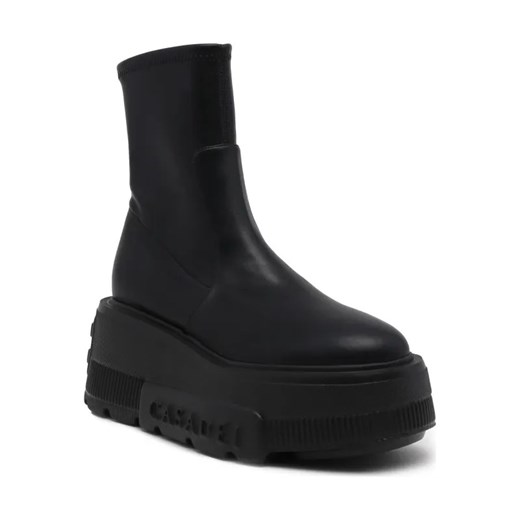 Casadei Skórzane botki na platformie MALLEOLO LAB ze sklepu Gomez Fashion Store w kategorii Botki - zdjęcie 184305167