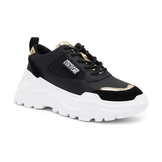 Versace Jeans Couture Sneakersy | z dodatkiem skóry ze sklepu Gomez Fashion Store w kategorii Buty sportowe damskie - zdjęcie 184305188