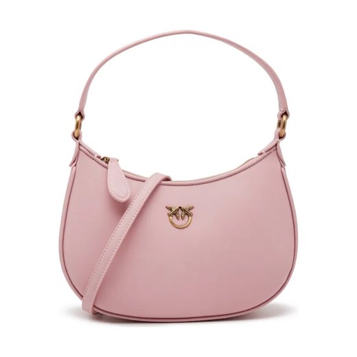 Pinko Skórzane hobo HALF MOON MINI VITELLO SETA ze sklepu Gomez Fashion Store w kategorii Torebki hobo - zdjęcie 184305196