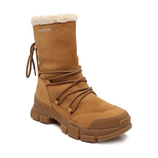 Love Moschino Skórzane botki ze sklepu Gomez Fashion Store w kategorii Botki - zdjęcie 184305359