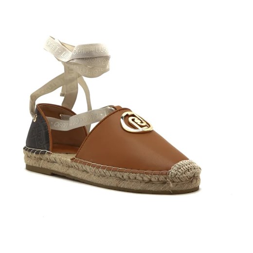 Liu Jo Espadryle VERA 02 | z dodatkiem skóry ze sklepu Gomez Fashion Store w kategorii Espadryle damskie - zdjęcie 184305366