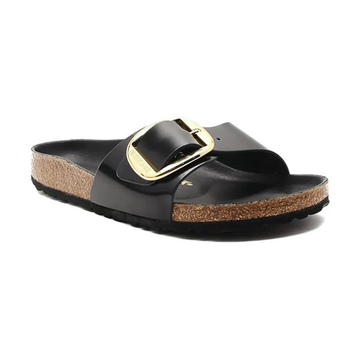 Birkenstock Skórzane klapki Madrid BB NL High Shine ze sklepu Gomez Fashion Store w kategorii Klapki damskie - zdjęcie 184305367