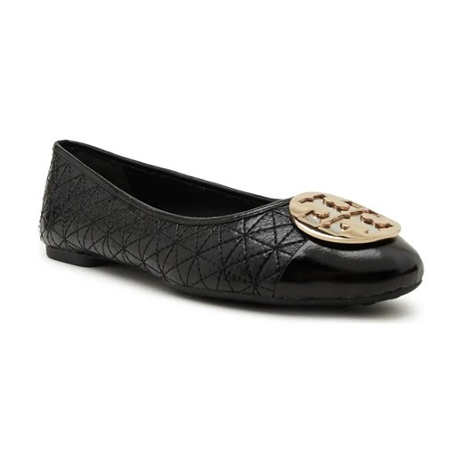 TORY BURCH Skórzane baleriny CLAIRE QUILTED ze sklepu Gomez Fashion Store w kategorii Balerinki - zdjęcie 184305375