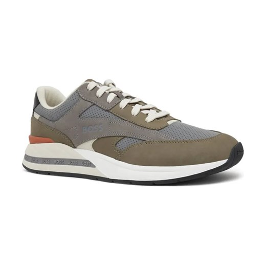 BOSS BLACK Sneakersy Kurt_Runn_nupf | z dodatkiem skóry ze sklepu Gomez Fashion Store w kategorii Buty sportowe męskie - zdjęcie 184305417