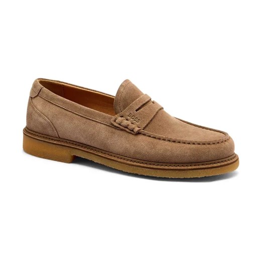 BOSS BLACK Skórzane loafersy Kope_Mocc_sd ze sklepu Gomez Fashion Store w kategorii Mokasyny męskie - zdjęcie 184305435