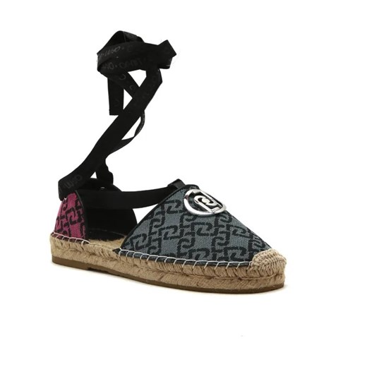 Liu Jo Espadryle VERA 02 | z dodatkiem skóry ze sklepu Gomez Fashion Store w kategorii Espadryle damskie - zdjęcie 184305447