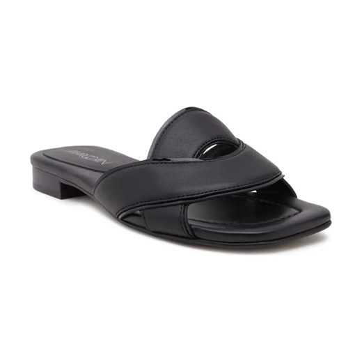 Marc Cain Skórzane klapki ze sklepu Gomez Fashion Store w kategorii Klapki damskie - zdjęcie 184305479