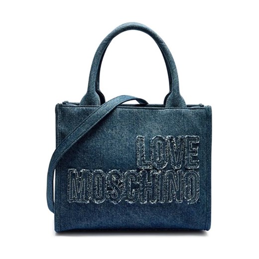 Love Moschino Jeansowy kuferek ze sklepu Gomez Fashion Store w kategorii Kuferki - zdjęcie 184305487