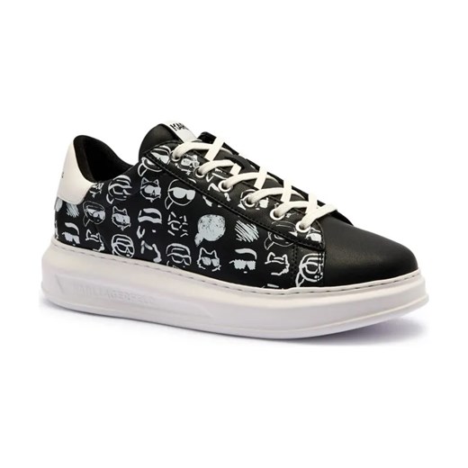 Karl Lagerfeld Skórzane sneakersy Twin NFT Graffiti ze sklepu Gomez Fashion Store w kategorii Buty sportowe męskie - zdjęcie 184305526